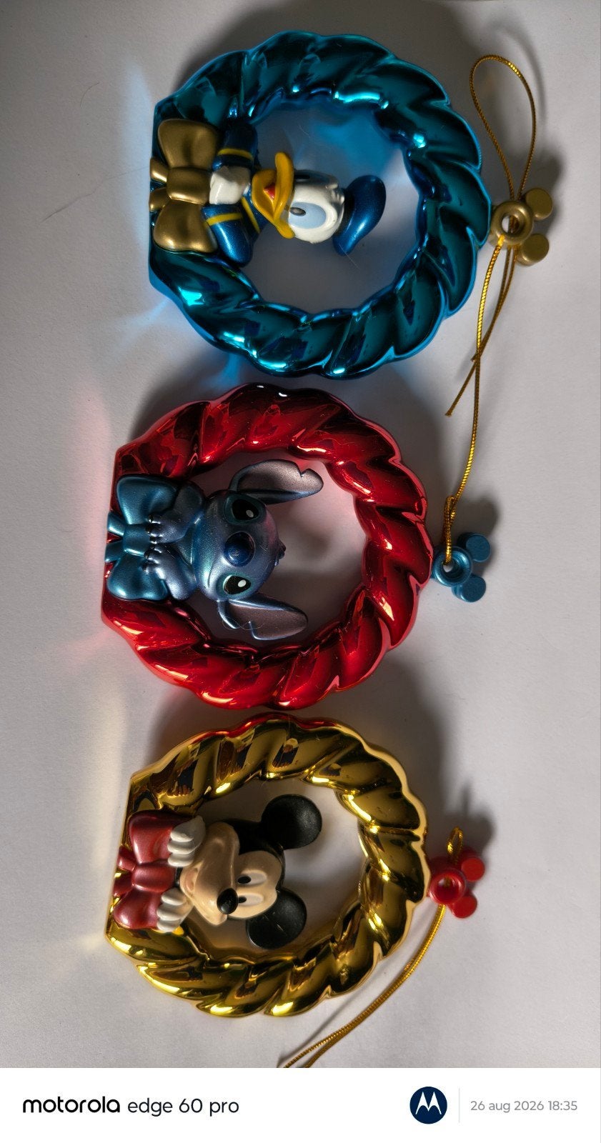 Disney Kerst Ornamenten - Mickey, Donald, Stitch en meer, Verzamelen, Disney, Ophalen of Verzenden, Mickey Mouse, Zo goed als nieuw