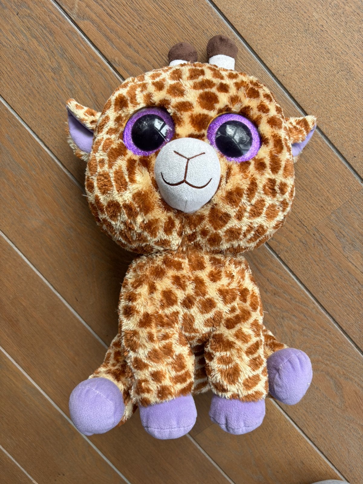 Giraf Ty knuffel 40 cm, Ophalen, Gebruikt, Giraf, Middelgroot (20 tot 80 cm)