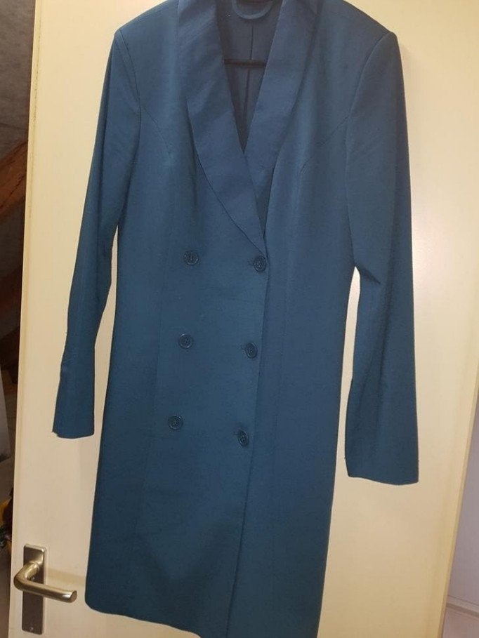Blazerjurk petrol kleur mt 40 WE, Kleding | Dames, Maat 38/40 (M), Blauw, WE, Nieuw