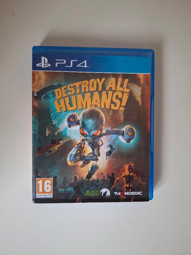 PS4 game "Destroy all humans", Spelcomputers en Games, 1 speler, Ophalen of Verzenden, Zo goed als nieuw, Vanaf 16 jaar