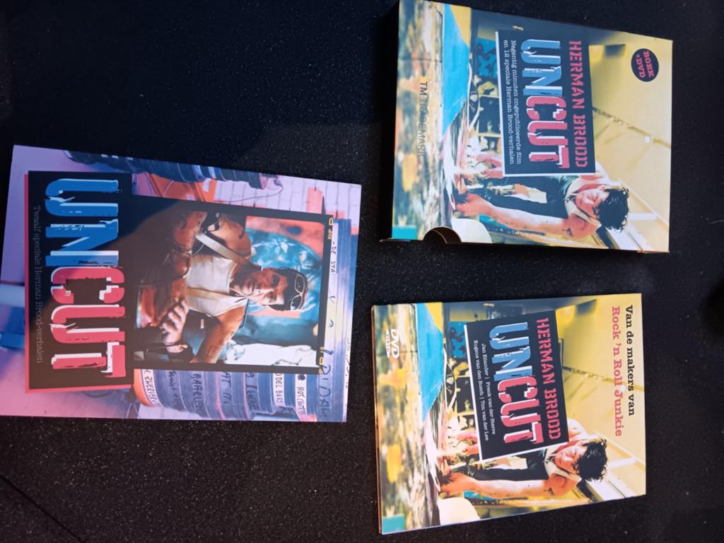 Herman brood uncut dvd + boek nieuw staat, Ophalen of Verzenden, Zo goed als nieuw