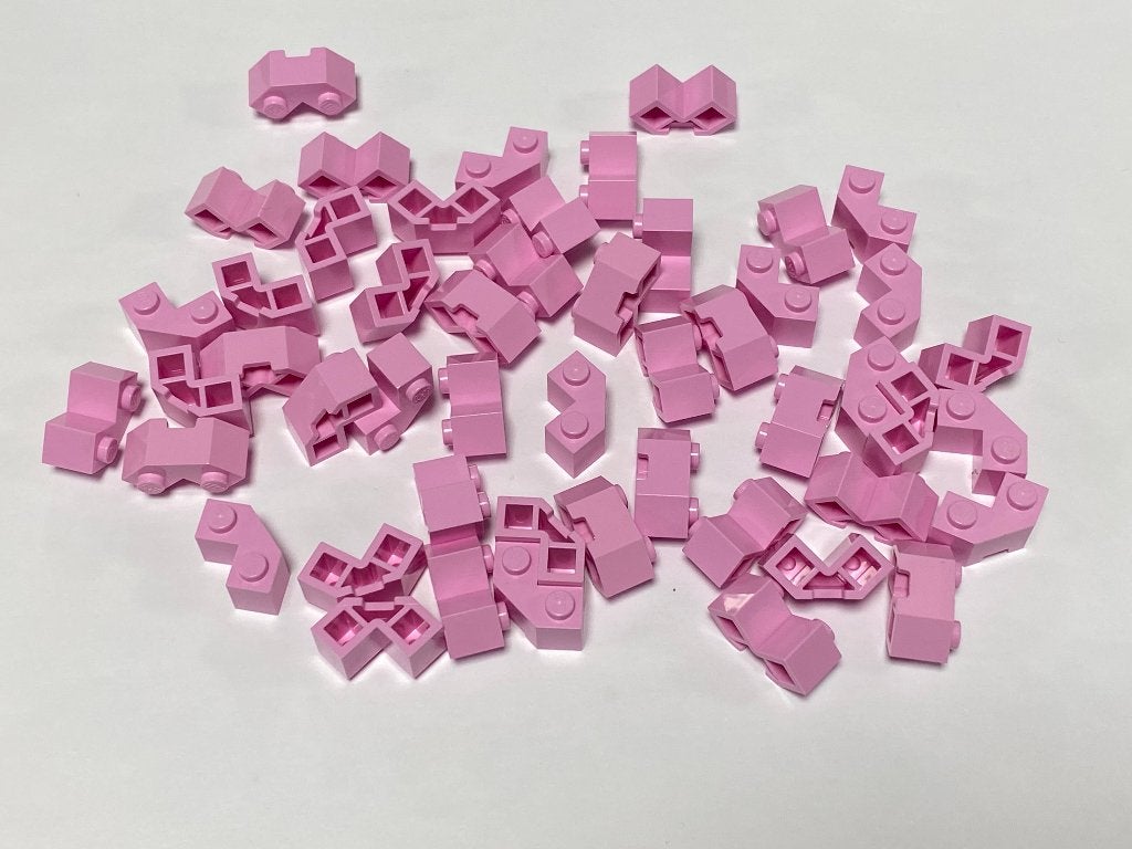 Partij 50x nieuwe 2x2 Lego facet stenen in diverse kleuren, Overige thema's, Lego, Nieuw, Ophalen of Verzenden