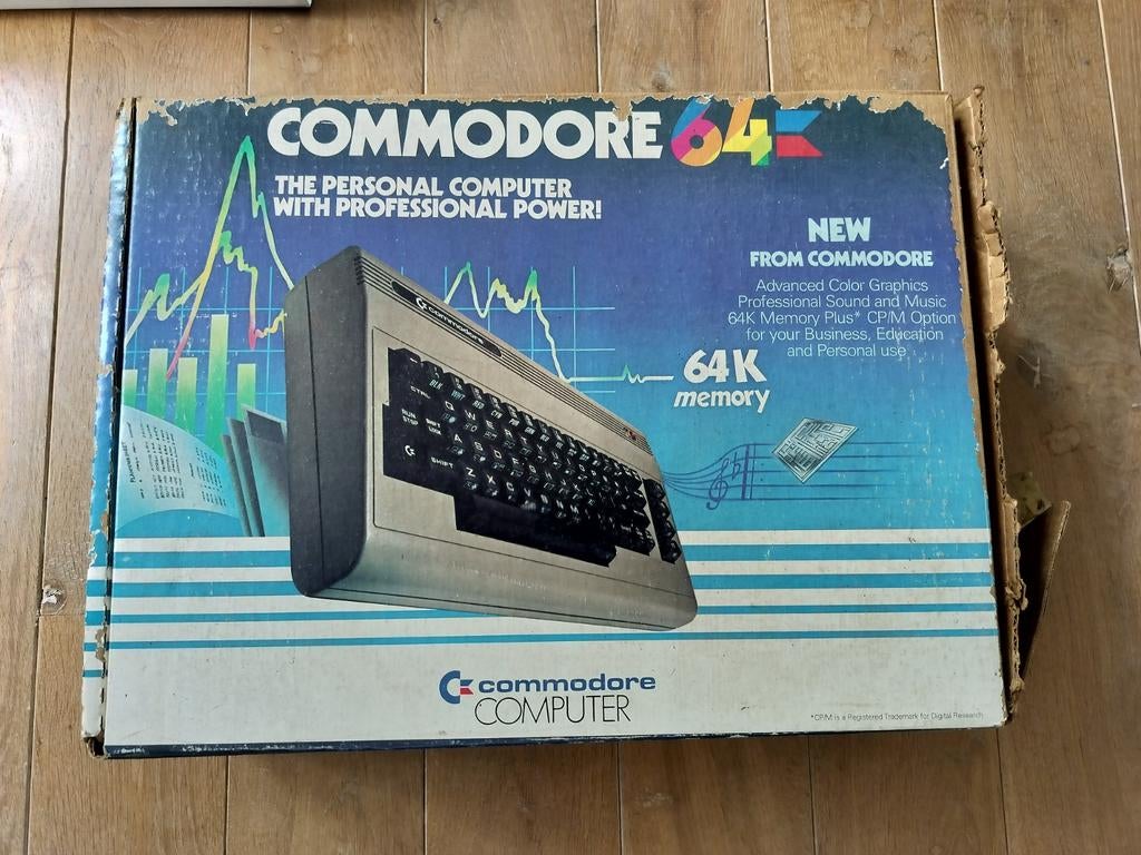 Commodore 64: Vintage Homecomputer in originele doos, Ophalen of Verzenden, Commodore