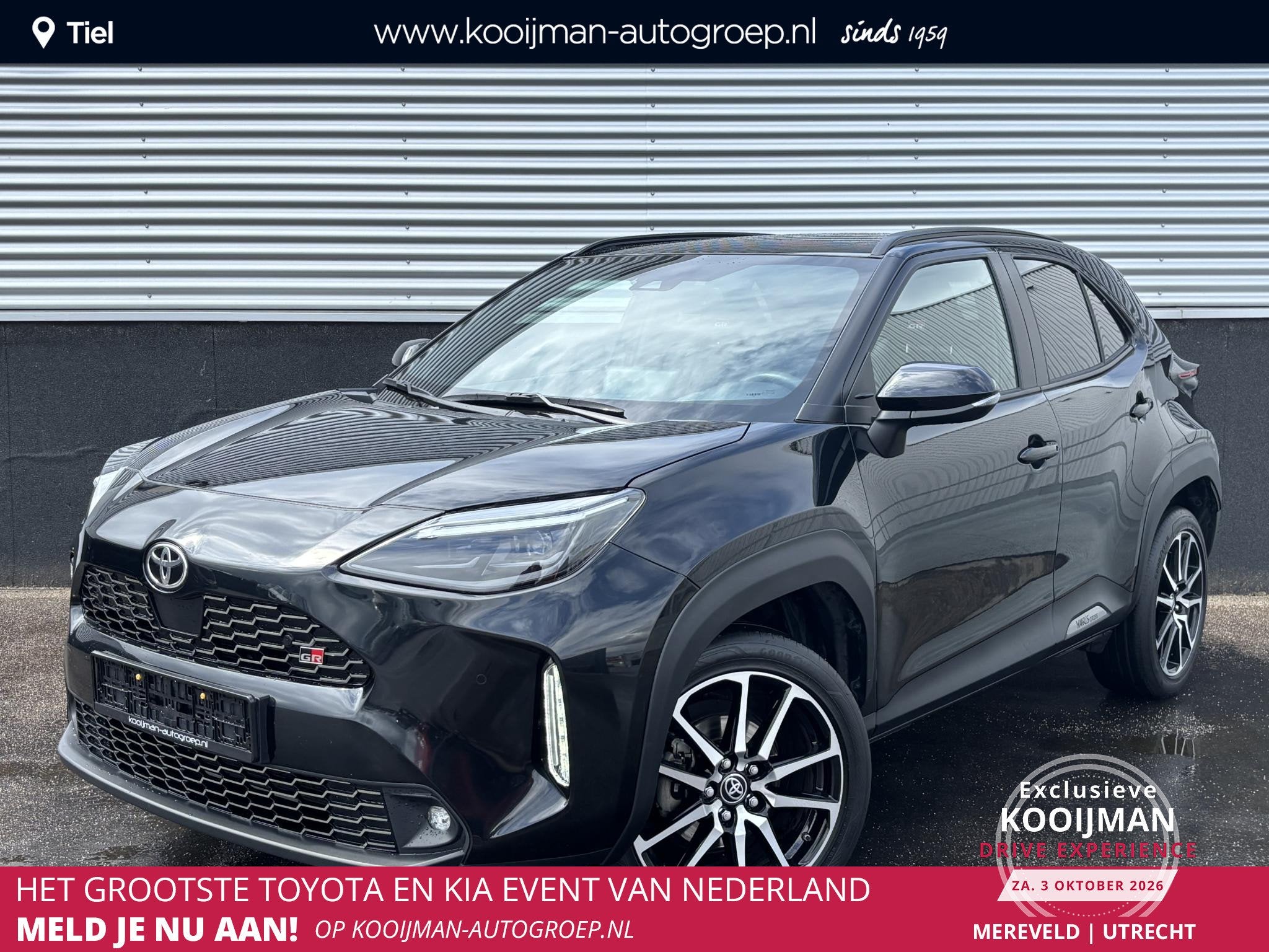 Toyota Yaris Cross 1.5 Hybrid GR Sport Panoramadak, Stoelver, Auto's, Dealer onderhouden, Gebruikt, Automatische klimaatregeling