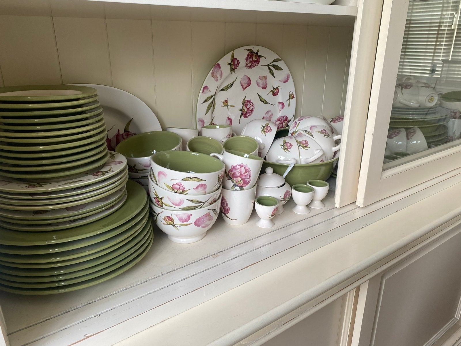 Prachtig servies van Jet by Ter Steege Peony, Ophalen, Gebruikt, Landelijk/Boerenbont, Compleet servies