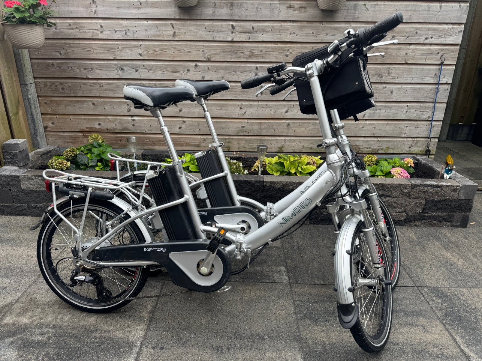 Nimoto Handy elektrische vouwfietsen, Ophalen of Verzenden, Zo goed als nieuw, 20 inch of meer, Versnellingen