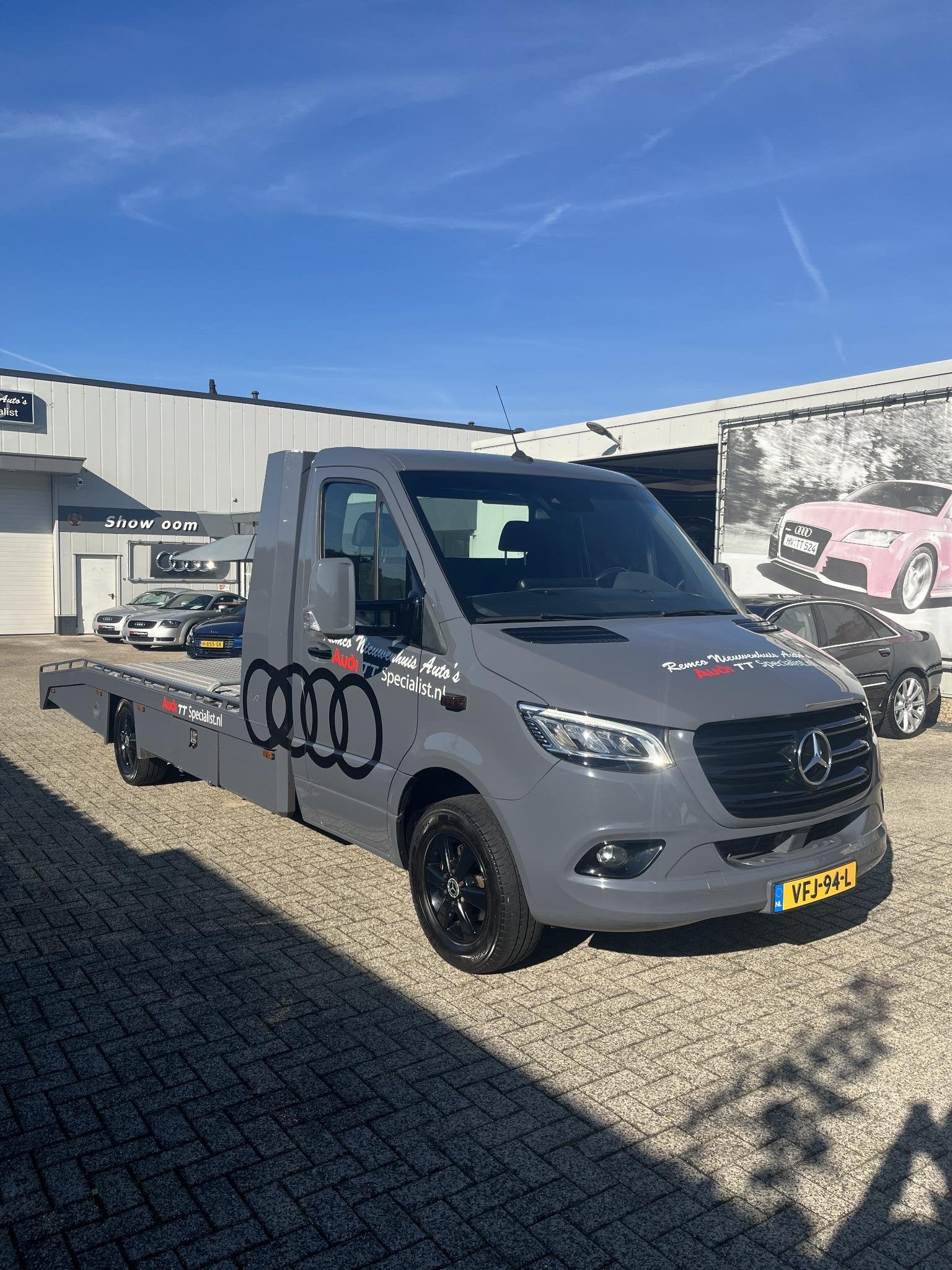 Mercedes-Benz Sprinter 416 CDI Oprijwagen Tijhofbak Luchtver, Automaat, Gebruikt, Euro 6, 4 cilinders