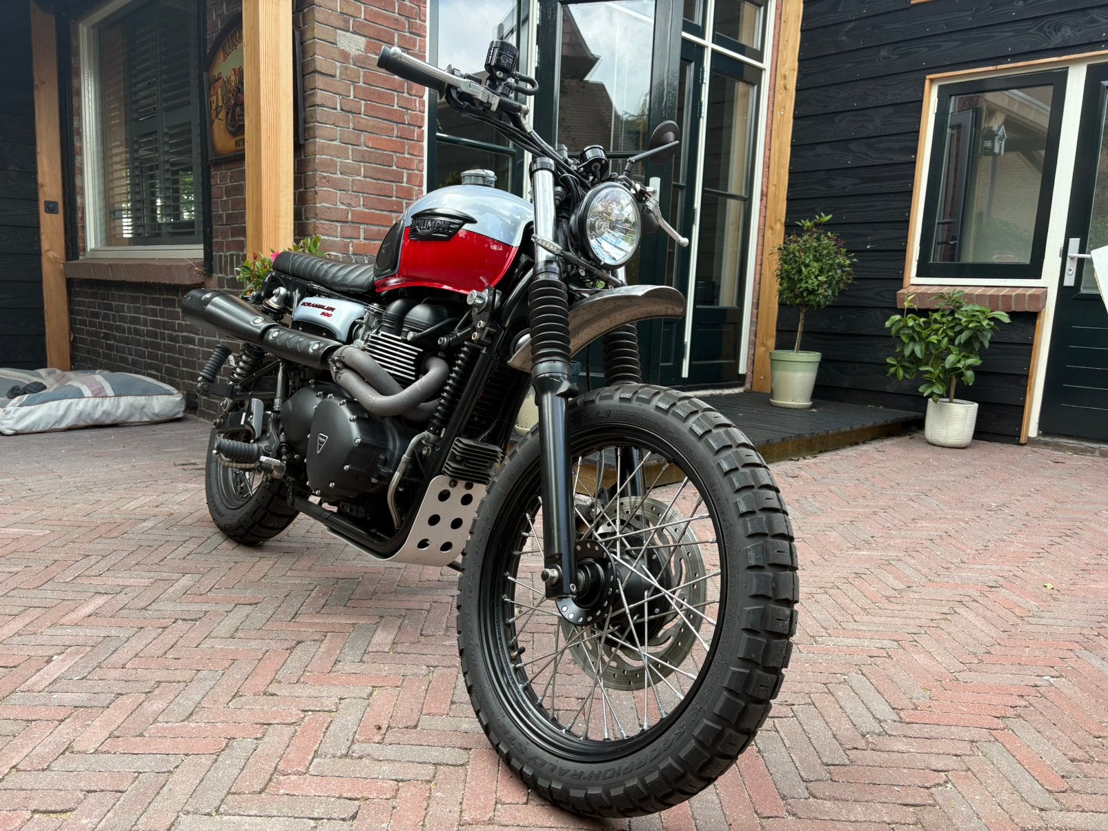 Triumph Scrambler 900, bj 2015, 15165 kilometer, Motoren, Motoren | Triumph, 2 cilinders, Occasion, Particulier, Overig