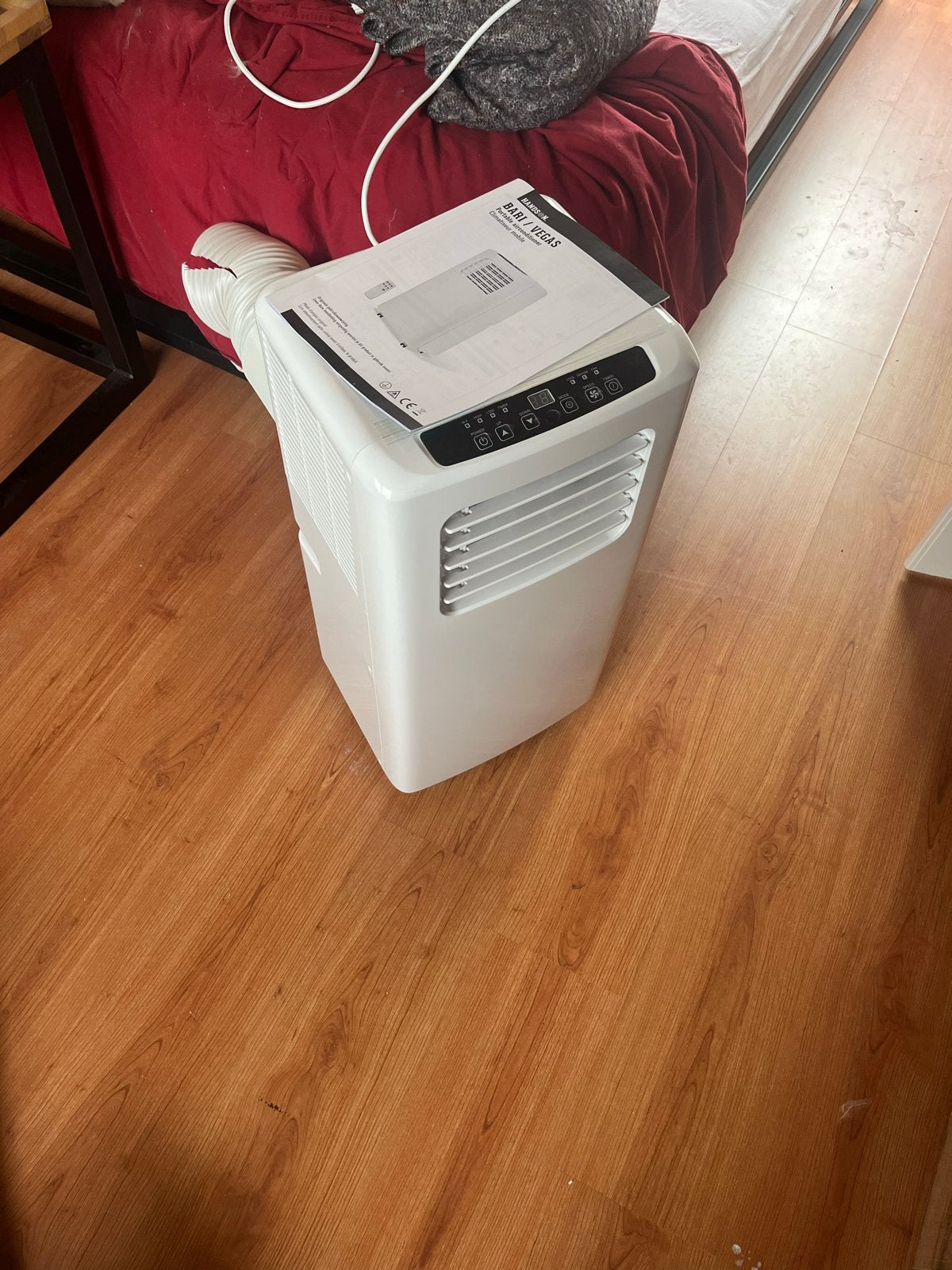 Mobiele airco Hands On Bari/Vegas - Koelen en Ontvochtigen, Ophalen, Gebruikt, Koelen en Ontvochtigen, Afstandsbediening