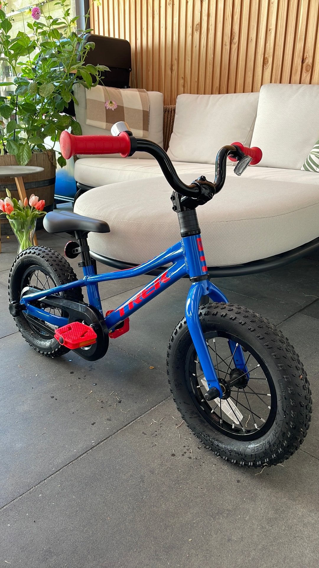 Trek precaliber 12 inch kinderfiets, Fietsen en Brommers, Terugtraprem, Zijwieltjes, Ophalen of Verzenden, Trek