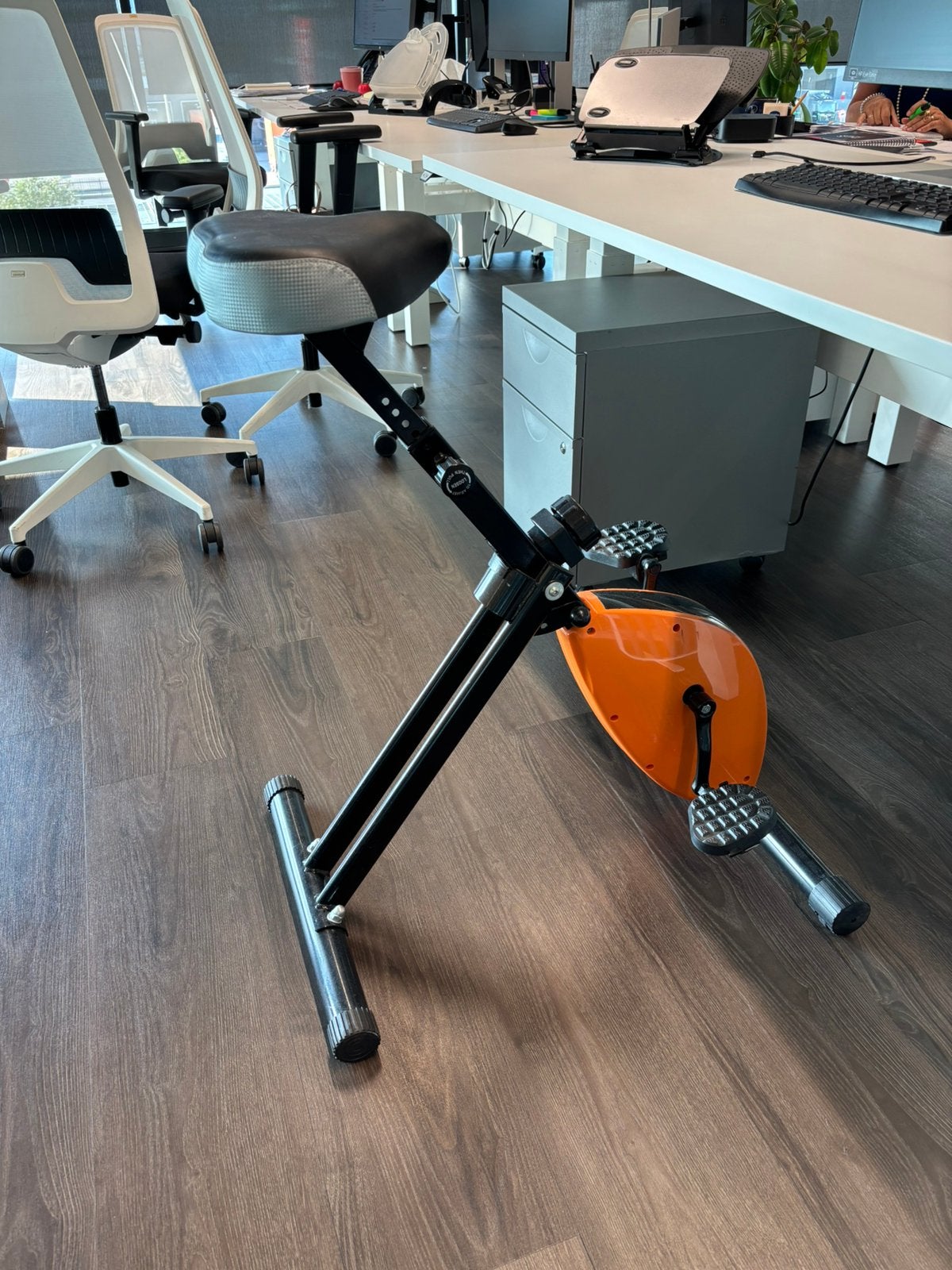 Bureaufiets / Deskbike, Sport en Fitness, Ophalen, Gebruikt, Spinningfiets