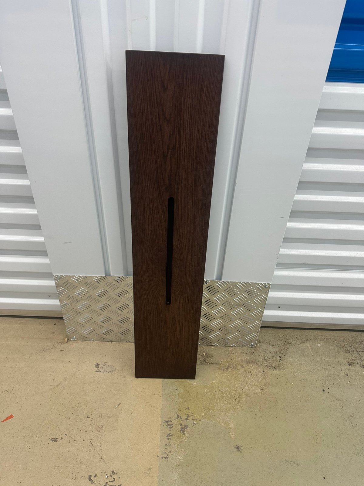 Nieuw: eiken houten badplank walnoot kleur - 90 cm, Ophalen of Verzenden, Nieuw, Bruin