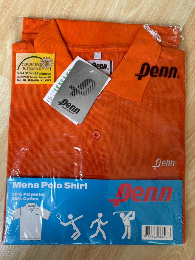 Oranje Penn poloshirt, Ophalen of Verzenden, Nieuw, Maat 52/54 (L), Oranje