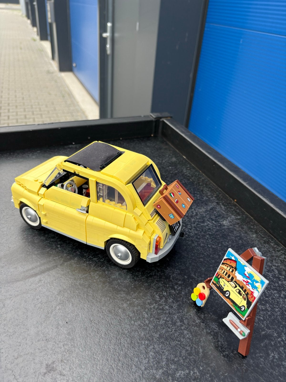 Lego Creator Expert Fiat 500 (10271) - Zo goed als nieuw, Lego, Ophalen of Verzenden, Zo goed als nieuw, Compleet