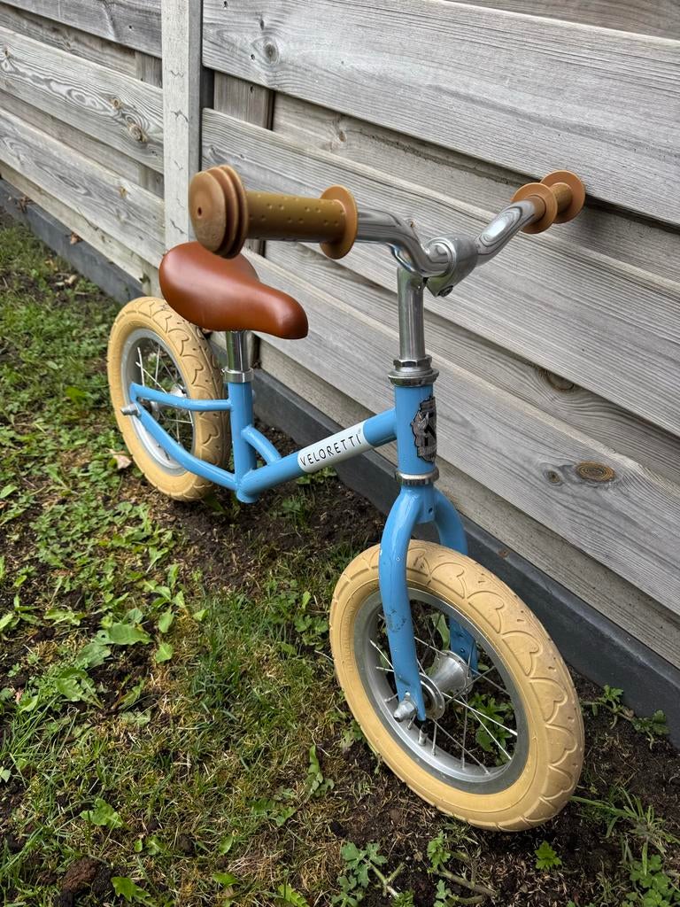 Veloretti loopfiets blauw - perfect voor de kleintjes!, Kinderen en Baby's, Ophalen, Gebruikt, Loopfiets