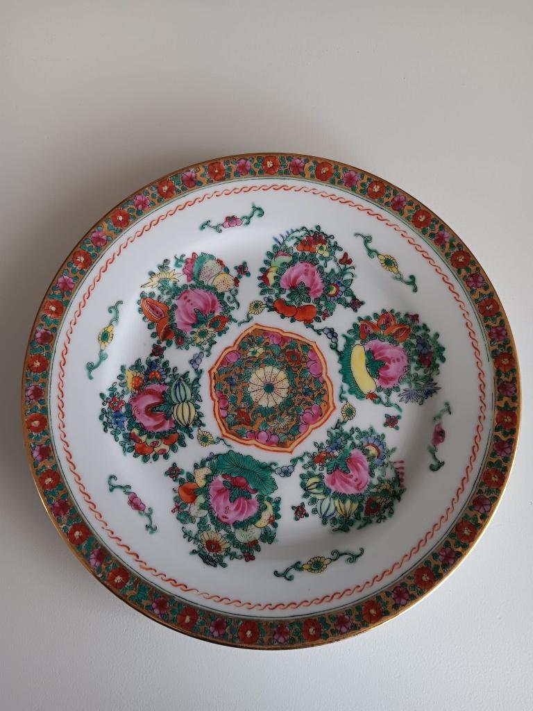 Mooie set van 2 Chinese porseleinen borden, Ophalen of Verzenden