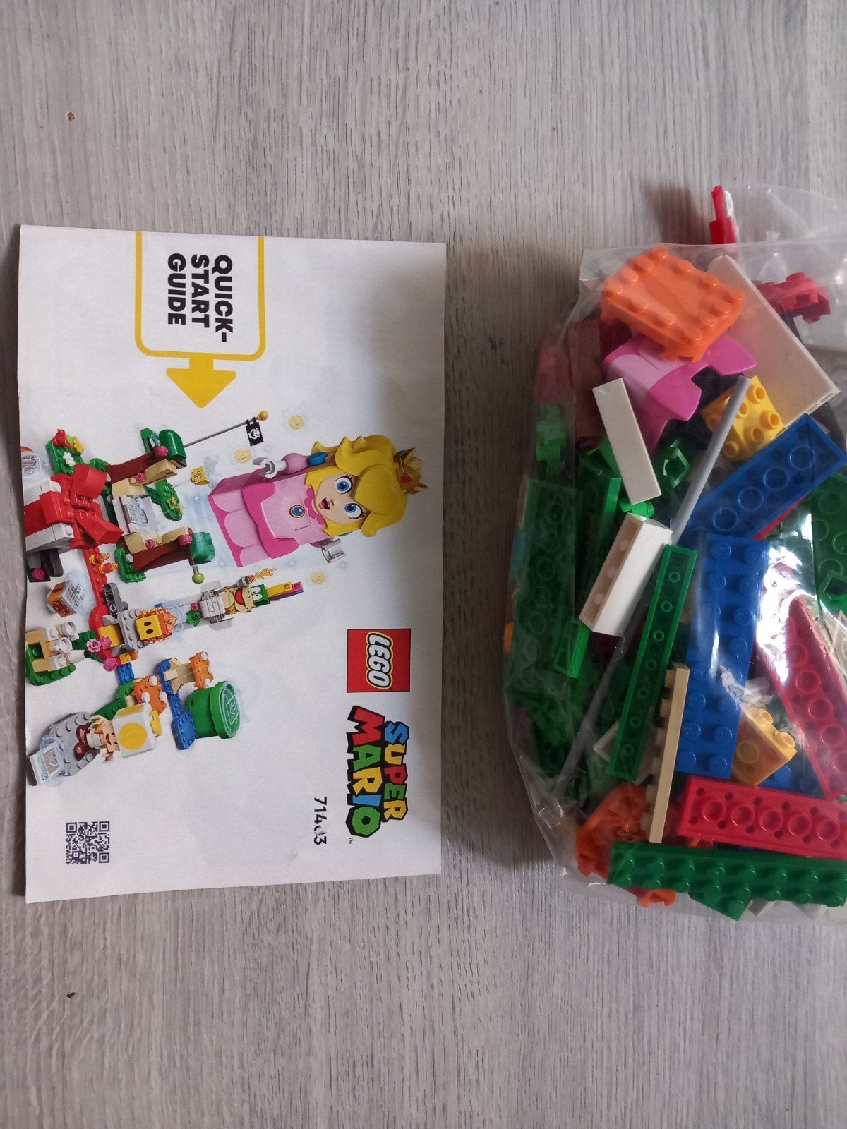 lego super Mario 71403 startset peach, Ophalen of Verzenden, Zo goed als nieuw