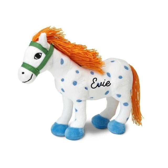 Cadeau idee? Pipi Langkous knuffel paard witje, Kinderen en Baby's, The River House, Paard, Info@theriverhouse.nl, Nieuw
