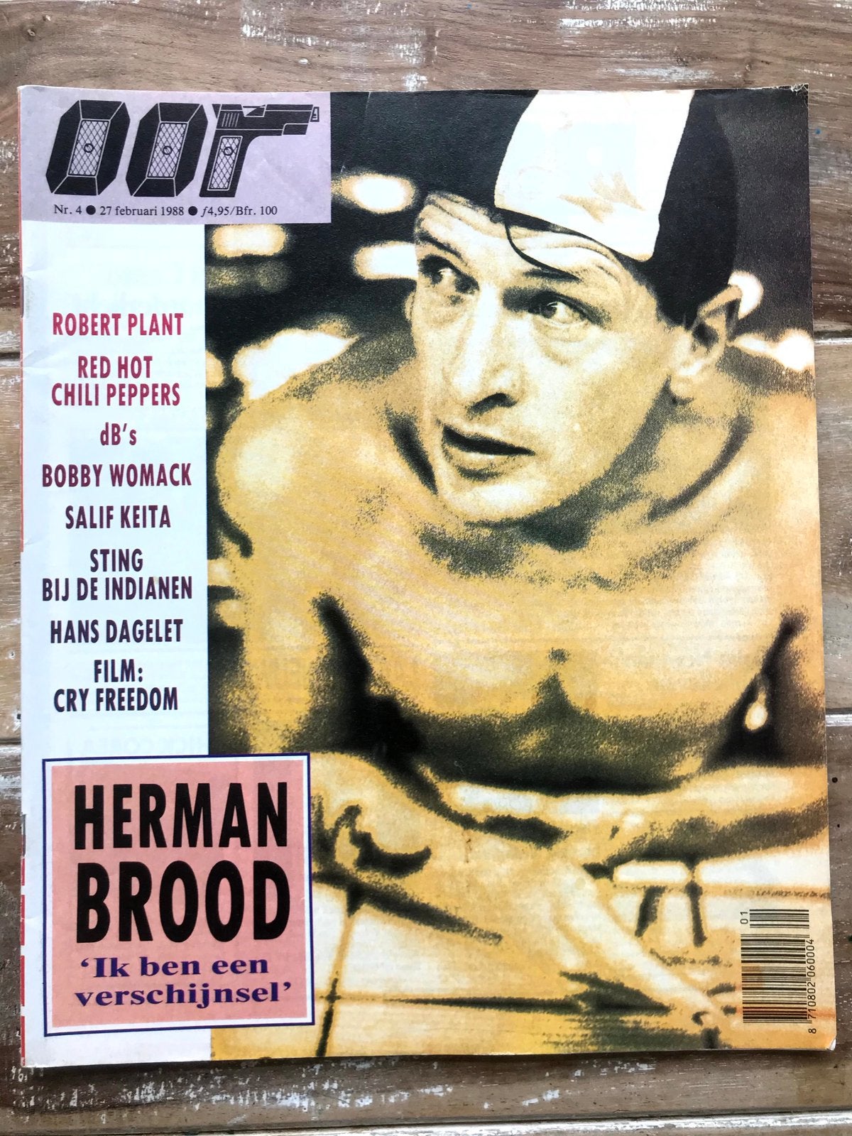 OOR Magazine 1988 HERMAN BROOD Sting RHCP Bobby Womack DB’s, Ophalen of Verzenden, Zo goed als nieuw, Muziek, Film of Tv