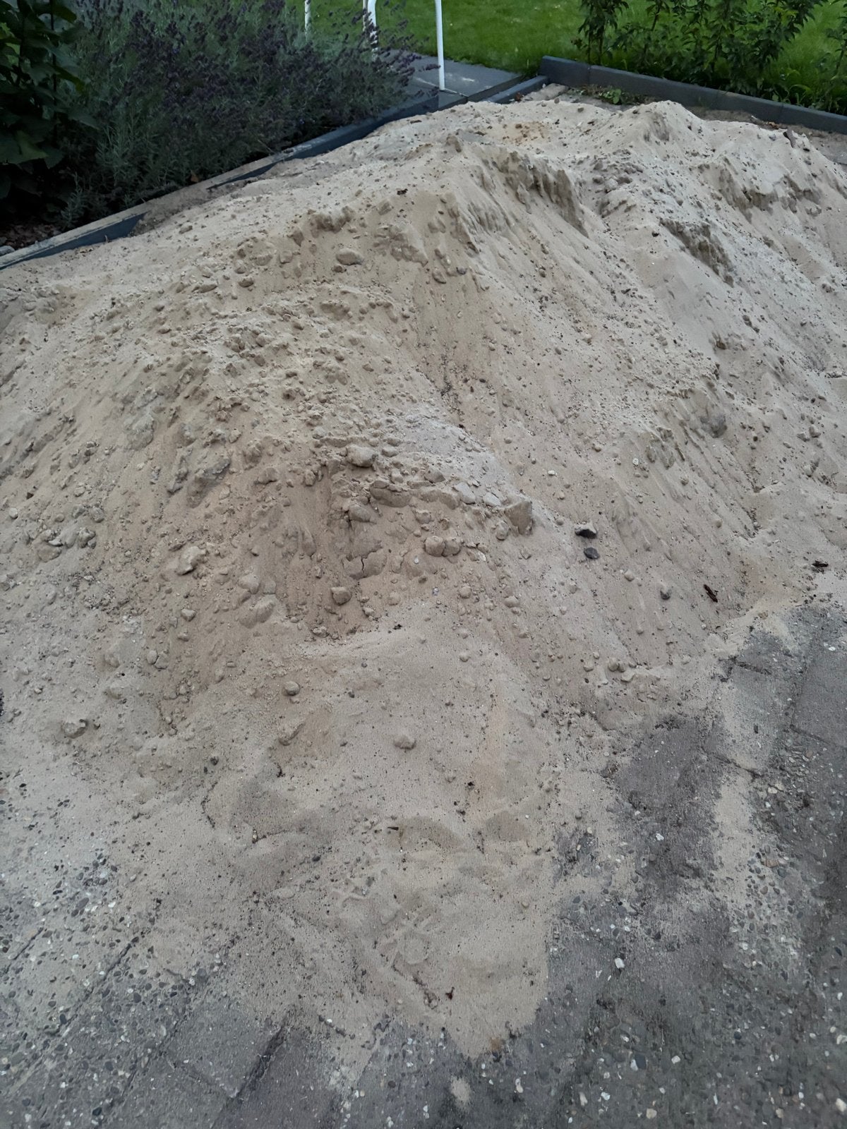 Wit zand 1-2 m2, Ophalen, Gebruikt, Ophoogzand