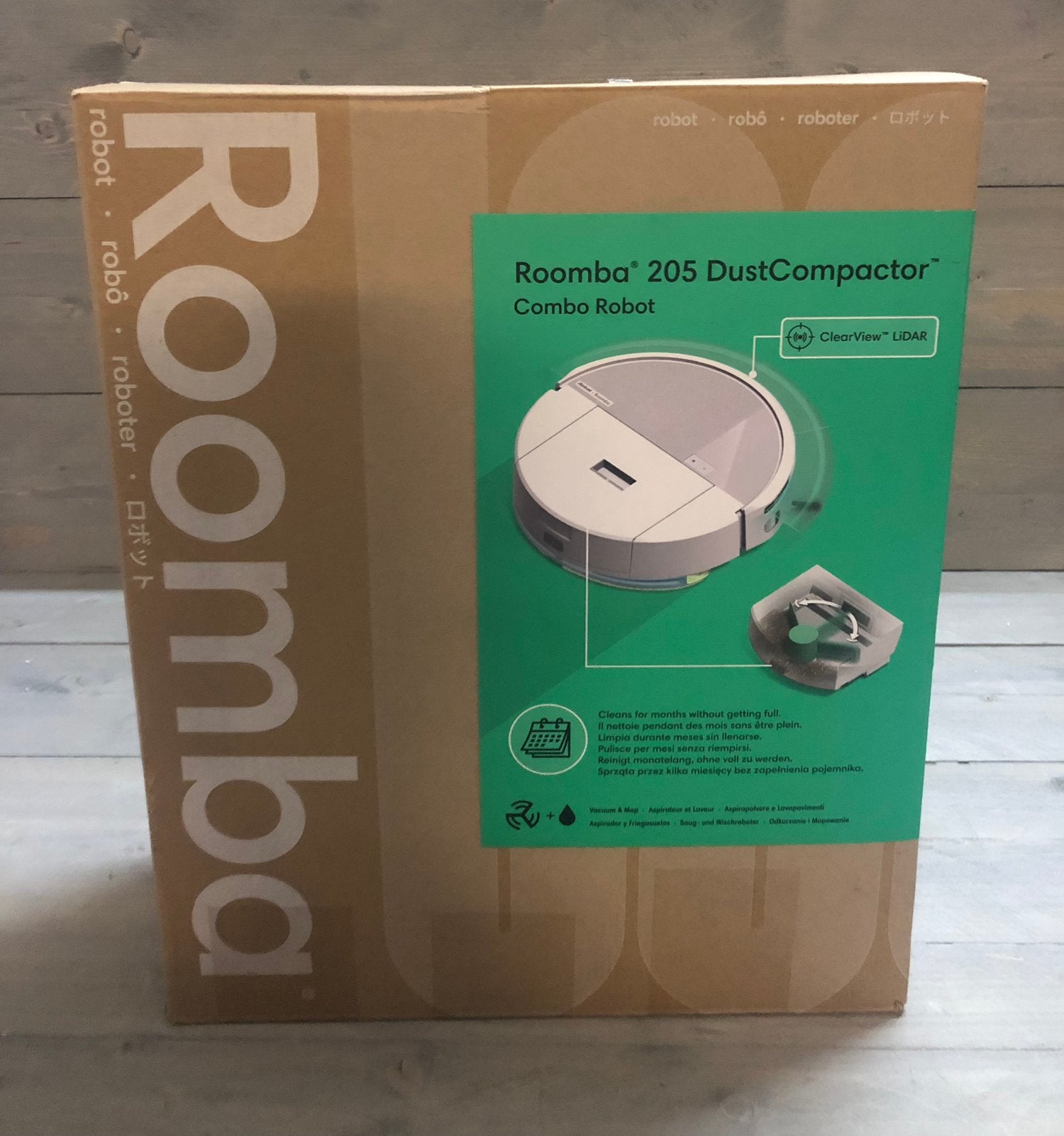 IROBOT Dweilrobot Roomba 205 DustCompactor Wit, Refurbished, Ophalen of Verzenden, Robotstofzuiger, Nvt
