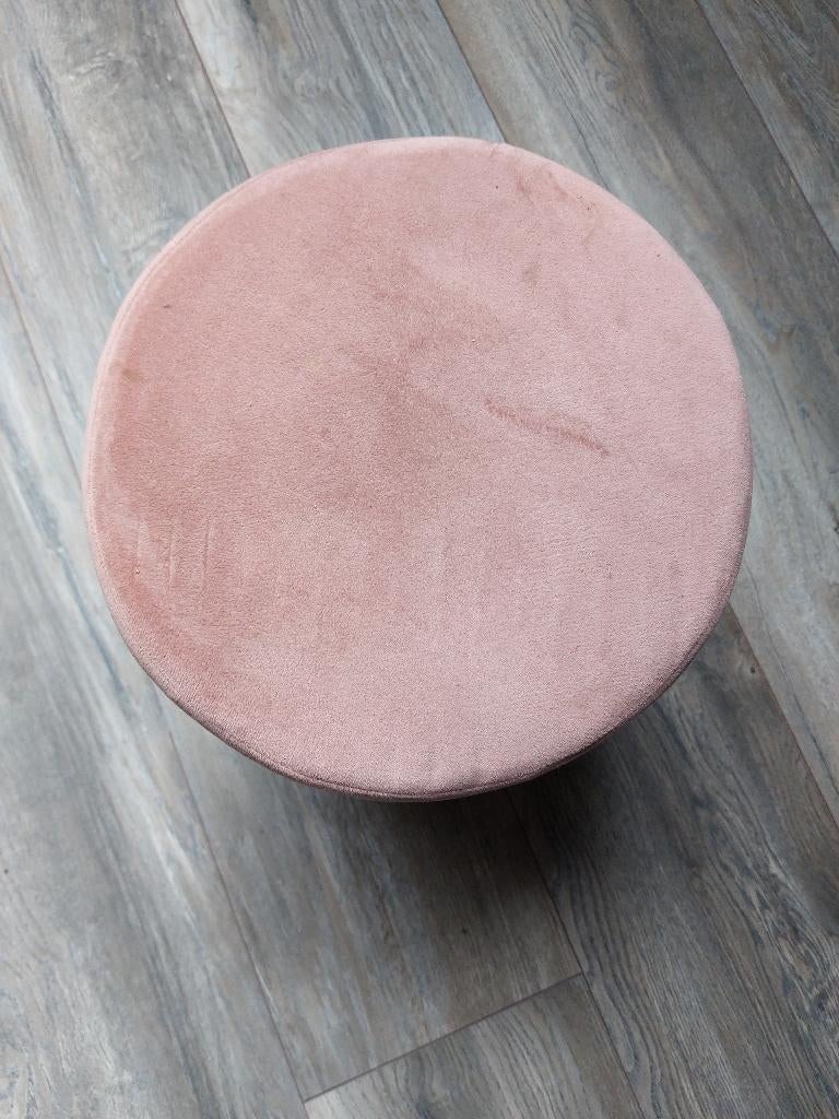 bekleed krukje, Ophalen, Zo goed als nieuw, Hout