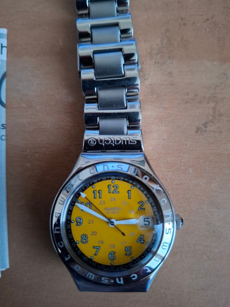 swatch horloge, Staal, Staal, Verzenden, Swatch