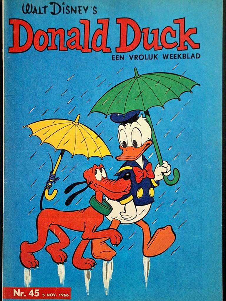 Donald Duck 1966 nr. 45, Boeken, Stripboeken, Eén stripboek, Ophalen of Verzenden, Zo goed als nieuw