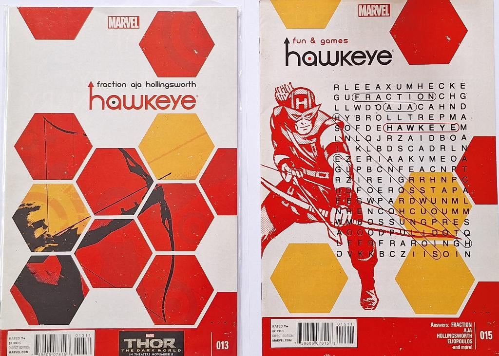 Hawkeye comics 7 stuks, Gelezen, Marvel Comics, Europa, Ophalen of Verzenden