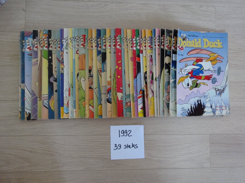 Donald Duck jaargang 1992 – 39 st, Meerdere stripboeken, Ophalen of Verzenden, Zo goed als nieuw