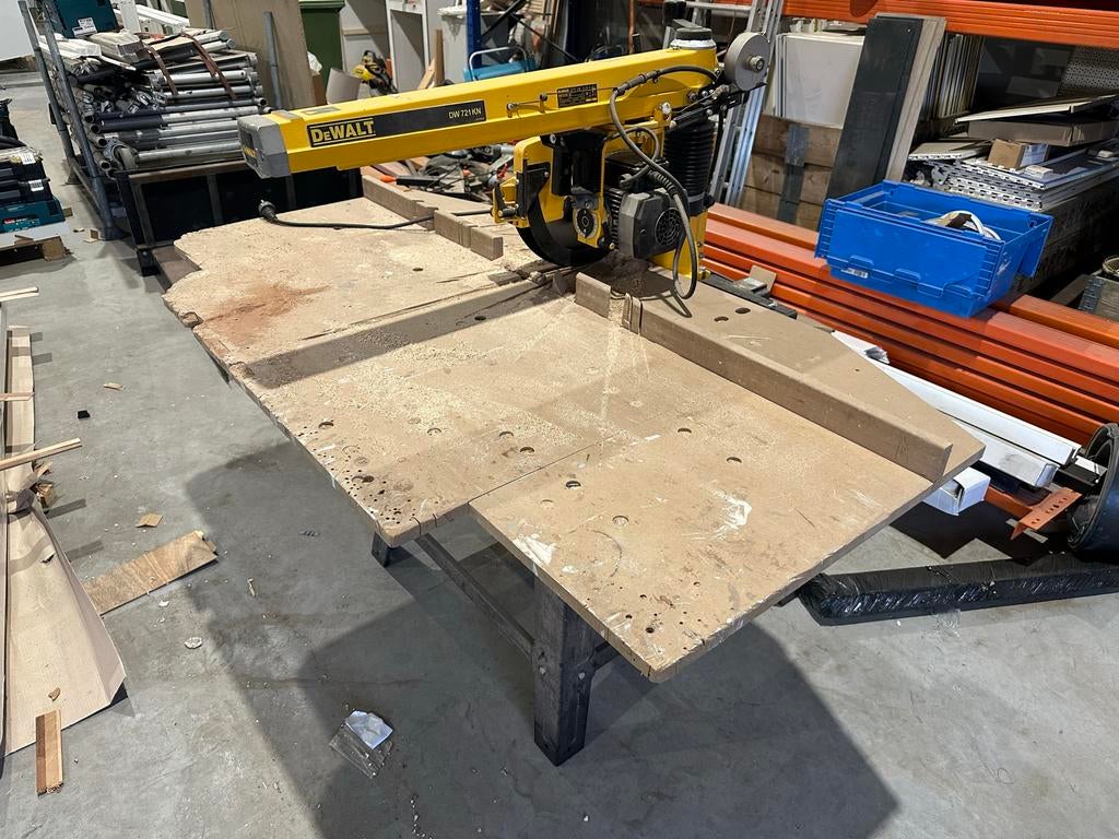 DeWalt Radiaalzaag Afkortzaag DW 721 KN, Doe-het-zelf en Verbouw, Gereedschap | Zaagmachines, Ophalen, Gebruikt, Dewalt, Dewalt