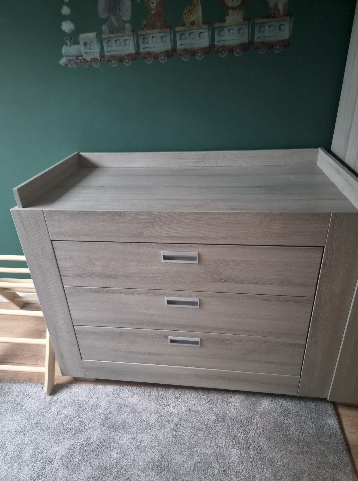 Commode met 3 lades en opstaande rand, Ophalen, Gebruikt, 50 tot 70 cm, 100 cm of meer