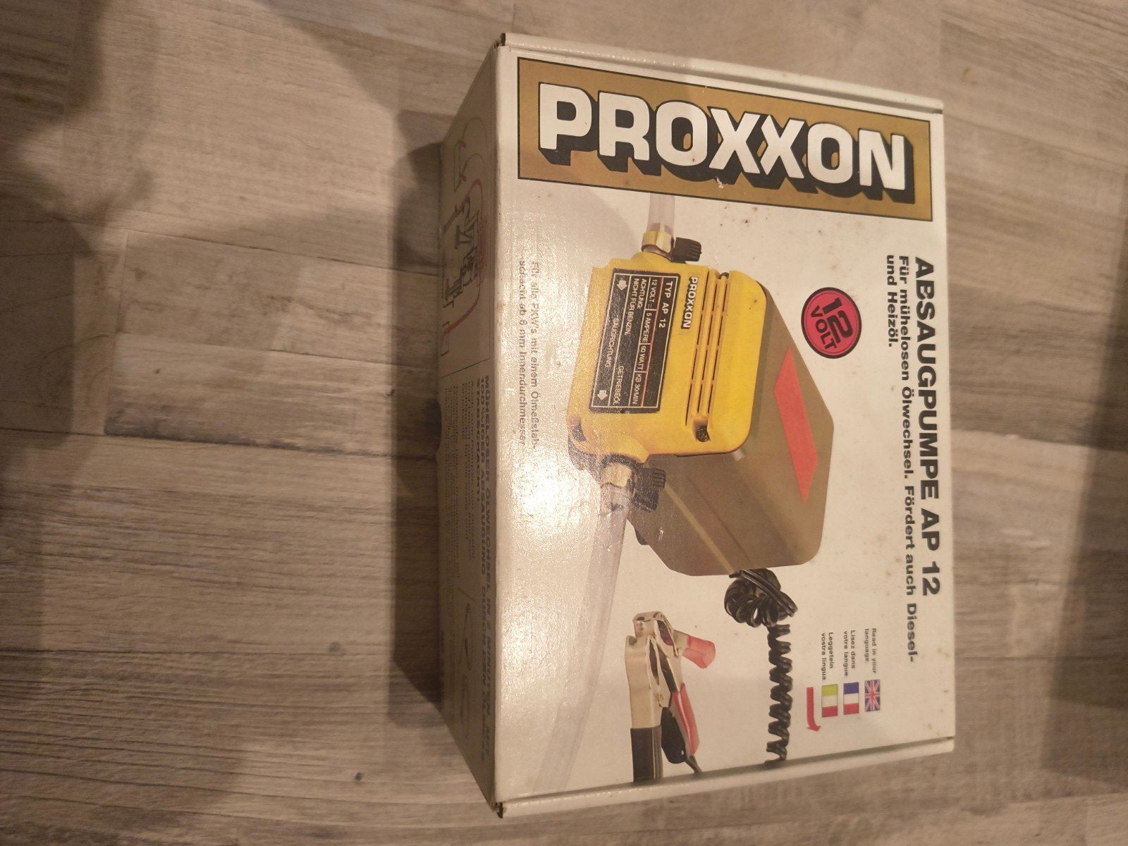 Proxxon Afzuigpomp AP 12 - Olie en Diesel, Ophalen of Verzenden, Zo goed als nieuw