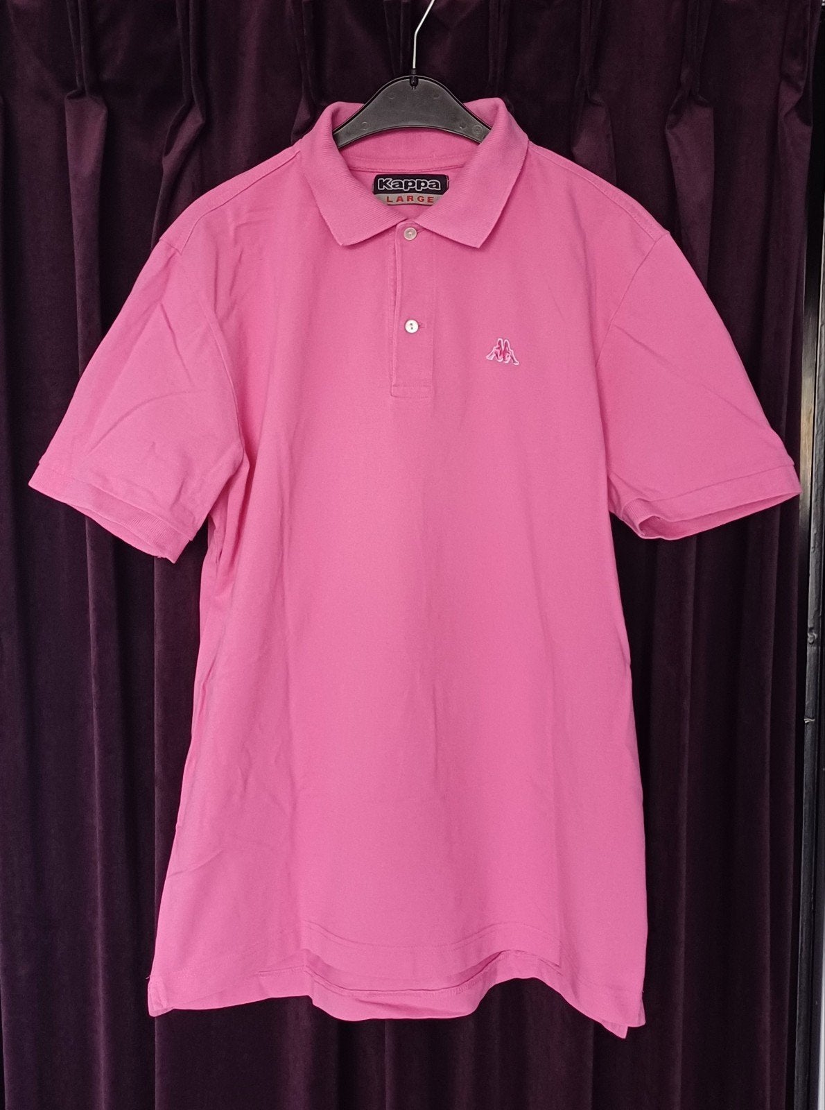 2 Katoenen Polo's Kappa&Converse (L), Kleding | Heren, Polo's, Ophalen of Verzenden, Zo goed als nieuw, Maat 52/54 (L), Kappa