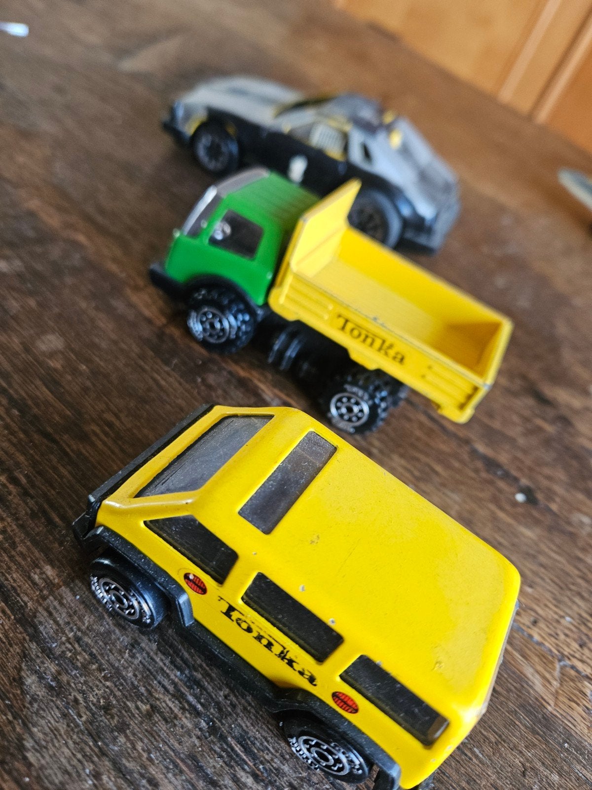 3 Tonka Klein Auto's - Made in Japan, Ophalen of Verzenden, Gebruikt