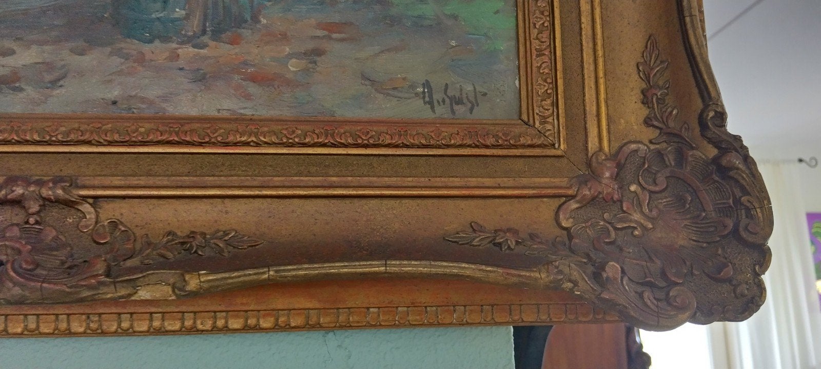 Prachtig schilderij Olieverf op Canvas., Ophalen of Verzenden