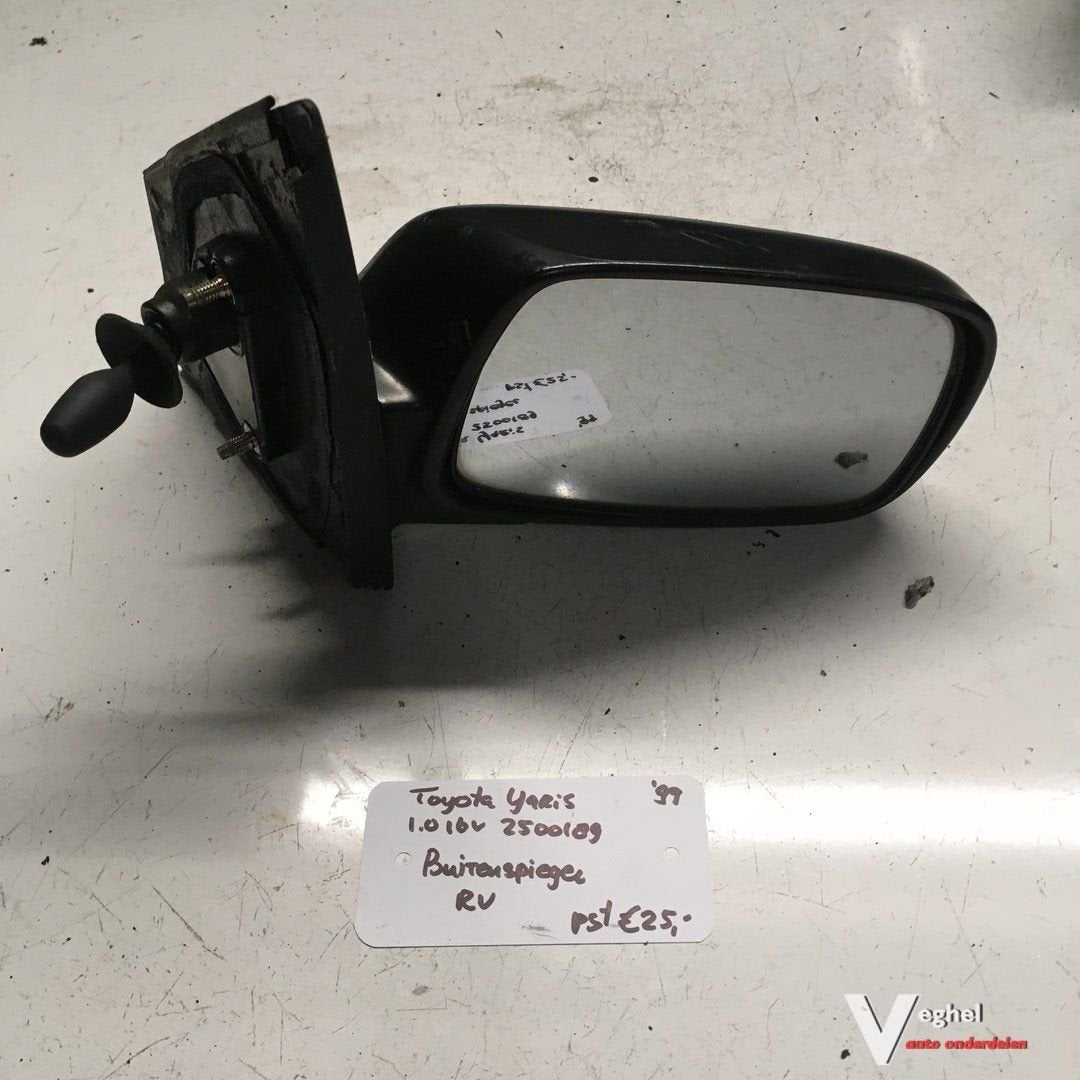 Toyota Yaris 1.0 16v 1999 2500189  Buitenspiegel handbed. Li, Gebruikt, -, -, Ophalen of Verzenden