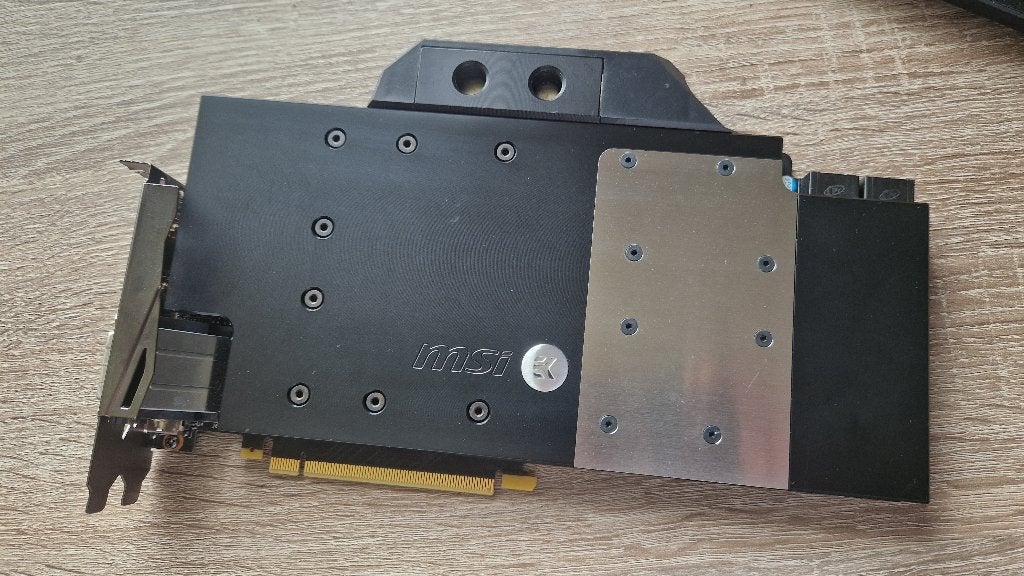 MSI GeForce GTX 1080 Ti Gaming X 11GB Waterkoeling, PCI-Express 3, Gebruikt, GDDR5, Nvidia