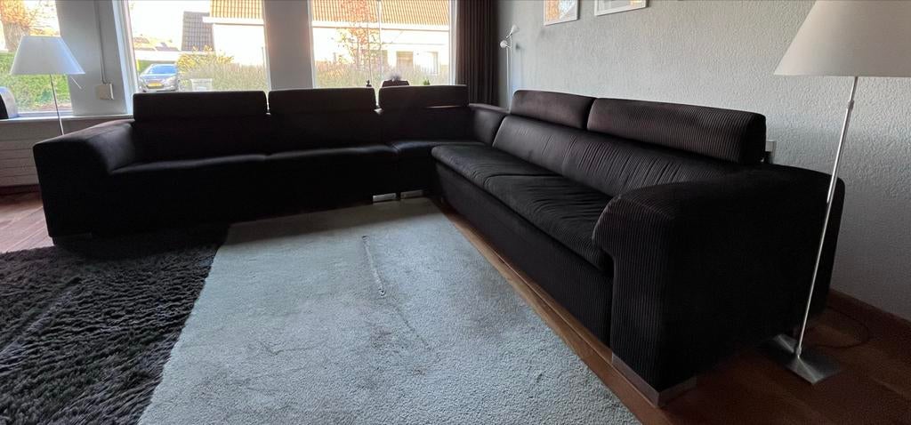 Leolux Howlazy hoekbank - opnieuw stofferen, Ophalen, Gebruikt, 100 tot 125 cm, Hoekbank