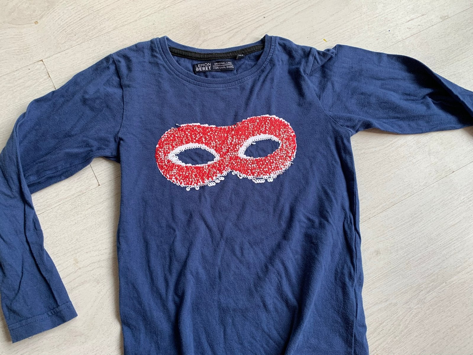 Omkeerbare pailletten shirt maat 116, Ophalen, Zo goed als nieuw, Jongen, Shirt of Longsleeve