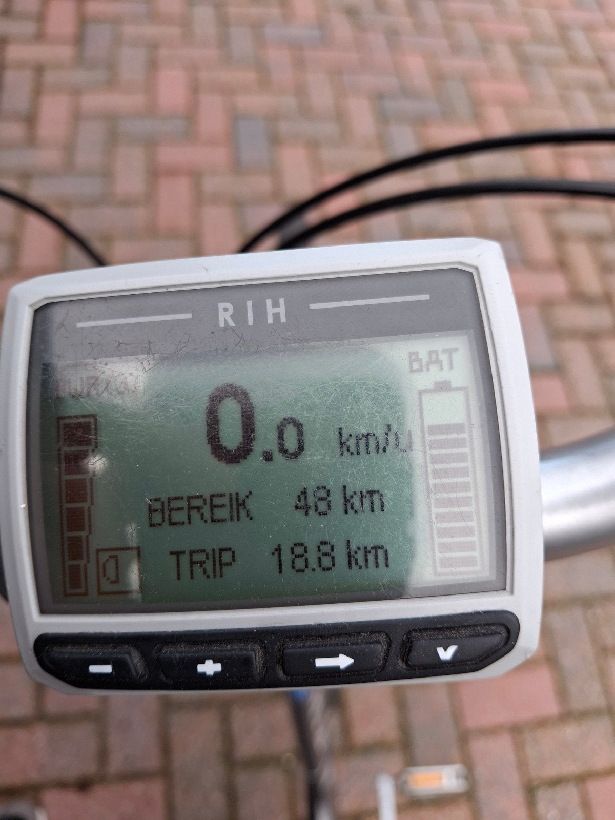 Electrische fiets RIH omega 3, Gebruikt, 47 tot 51 cm, 30 tot 50 km per accu, Ophalen