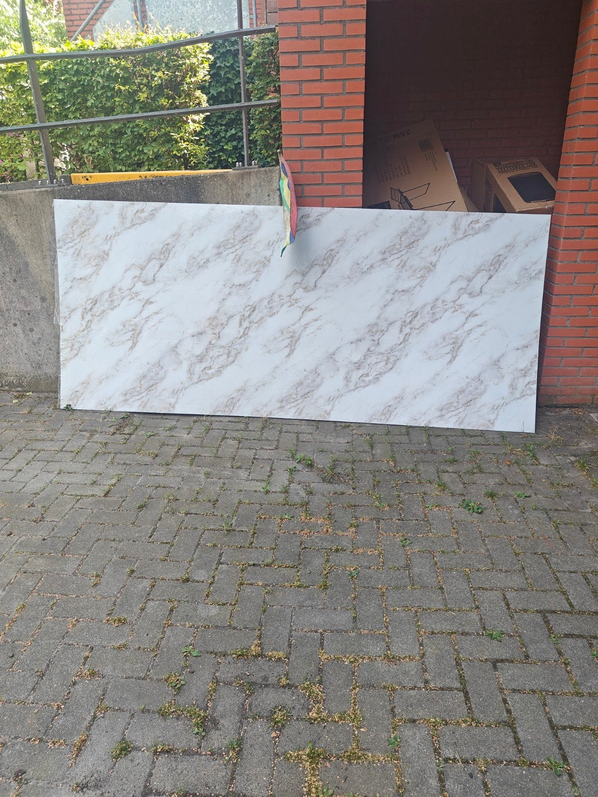 SPC wandpaneel marmer look 122x280 cm - Nieuw, Ophalen