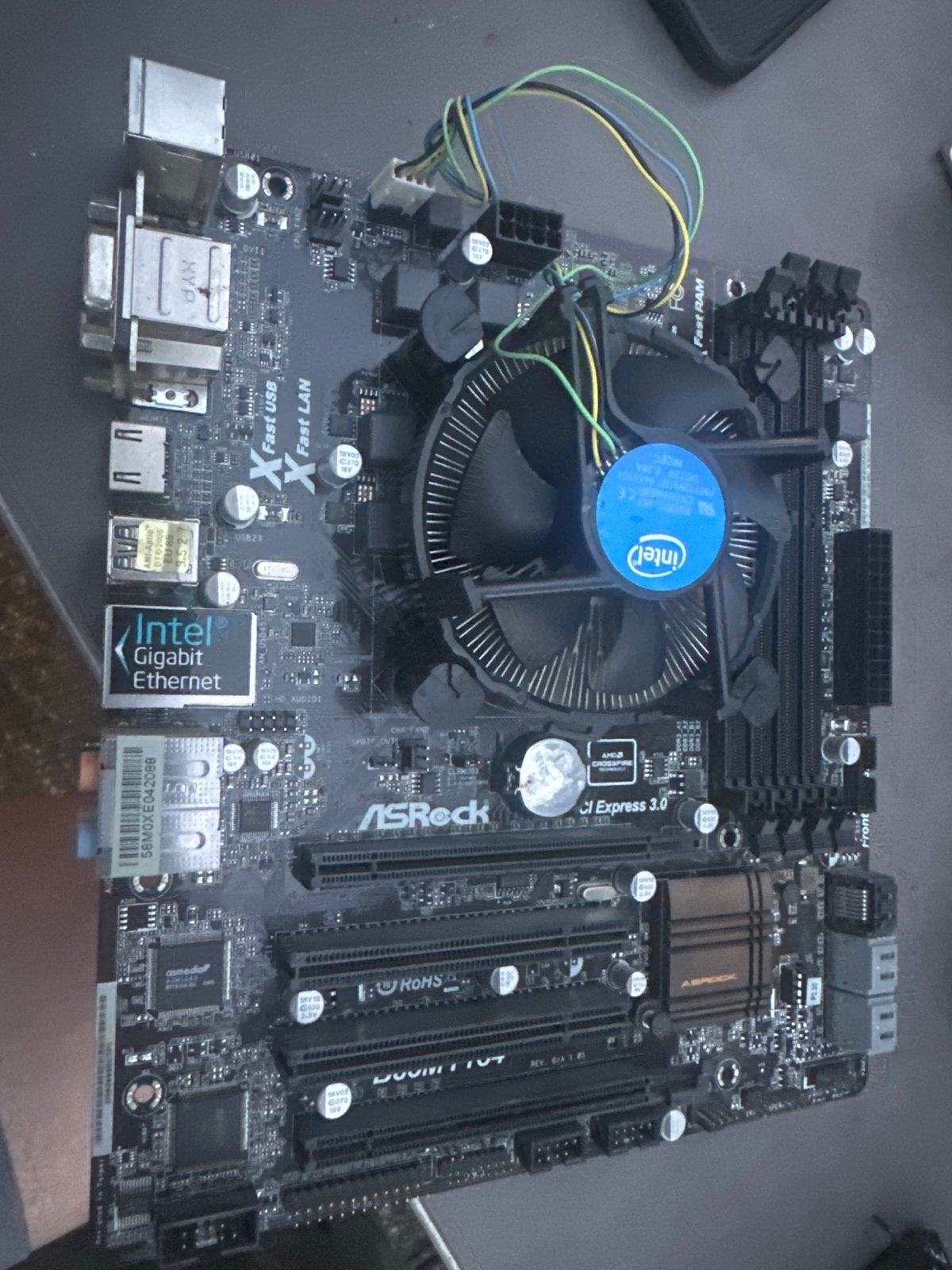 ASRock B85M Pro4 + Intel Core i7-4790K + Intel koeler, Computers en Software, Ophalen of Verzenden, Gebruikt, 4-core, 4 Ghz of meer