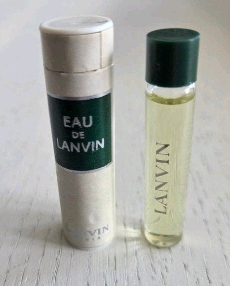 Eau de Lanvin met kartonnen kokertje, Ophalen of Verzenden, Zo goed als nieuw, Miniatuur, Gevuld