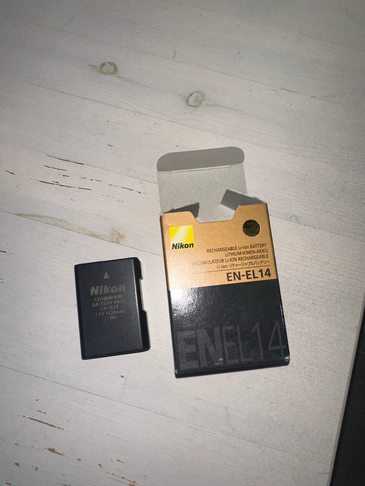 Nikon EN-EL14 Oplaadbare Li-ion Batterij, Ophalen of Verzenden, Zo goed als nieuw, Oplaadbaar
