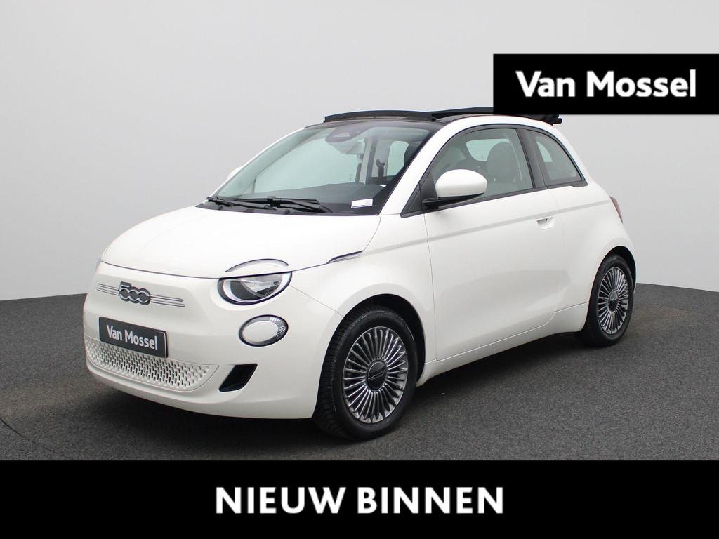 Fiat 500C 500e 42 kWh Icon | SOH 93% | Apple Carplay / Andro, 12 maanden, Stof, Gebruikt, 118 pk