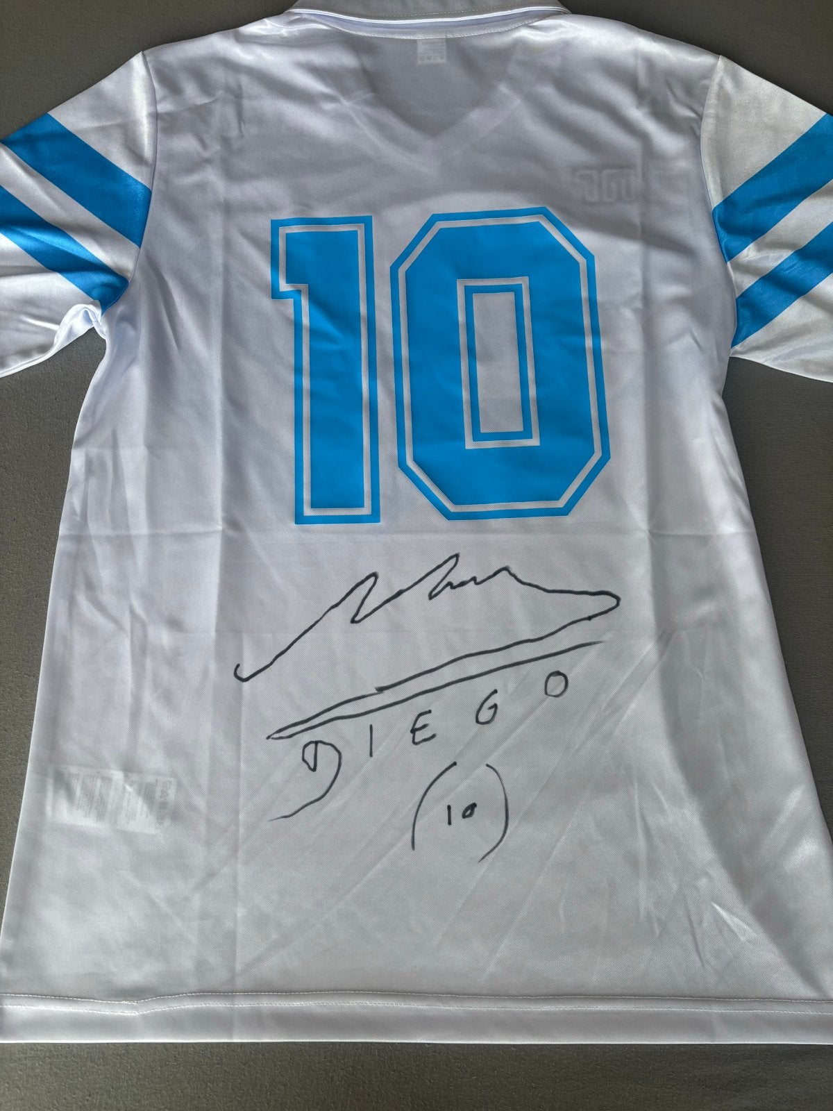 Gesigneerd Maradona Napoli Retro Shirt Maat L, Verzenden, Nieuw, Buitenlandse clubs, Shirt