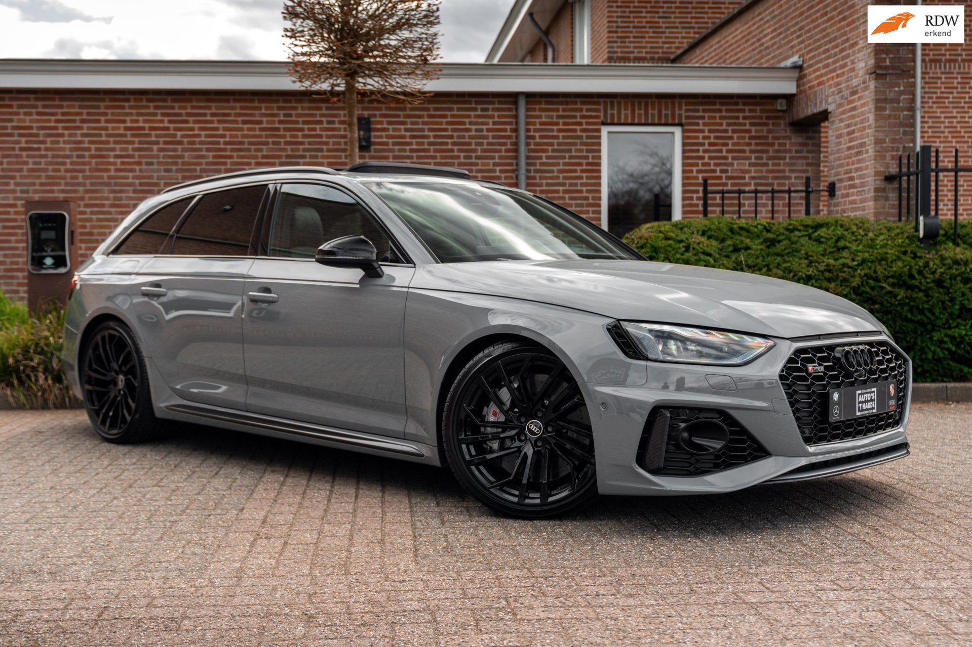 Audi RS4 Avant 2.9 TFSI Quattro | Keramisch | ACC | Carbon |, Auto's, Audi, Automaat, Dealer onderhouden, Gebruikt, Adaptive Cruise Control