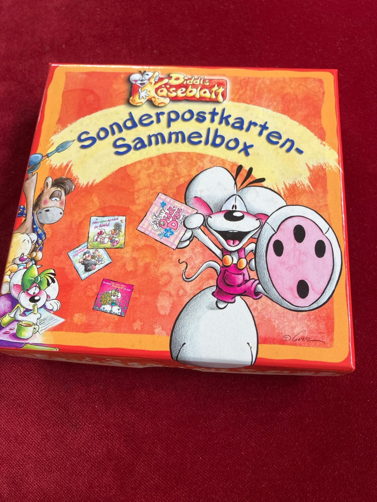 Diddl's Sonderpostkarten-Sammelbox - Ongebruikte Ansichtkaar, Verzamelen, Verzenden, Zo goed als nieuw, Papier, Kaart of Schrift
