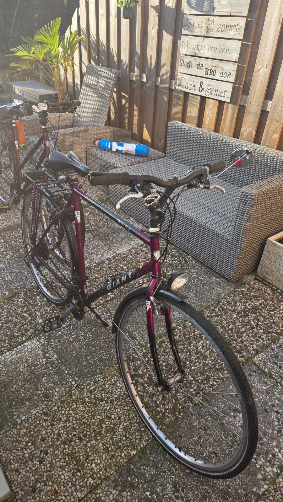 Giant tourer heren fiets 58 inch, Fietsen en Brommers, 57 tot 61 cm, Ophalen, Gebruikt, Giant